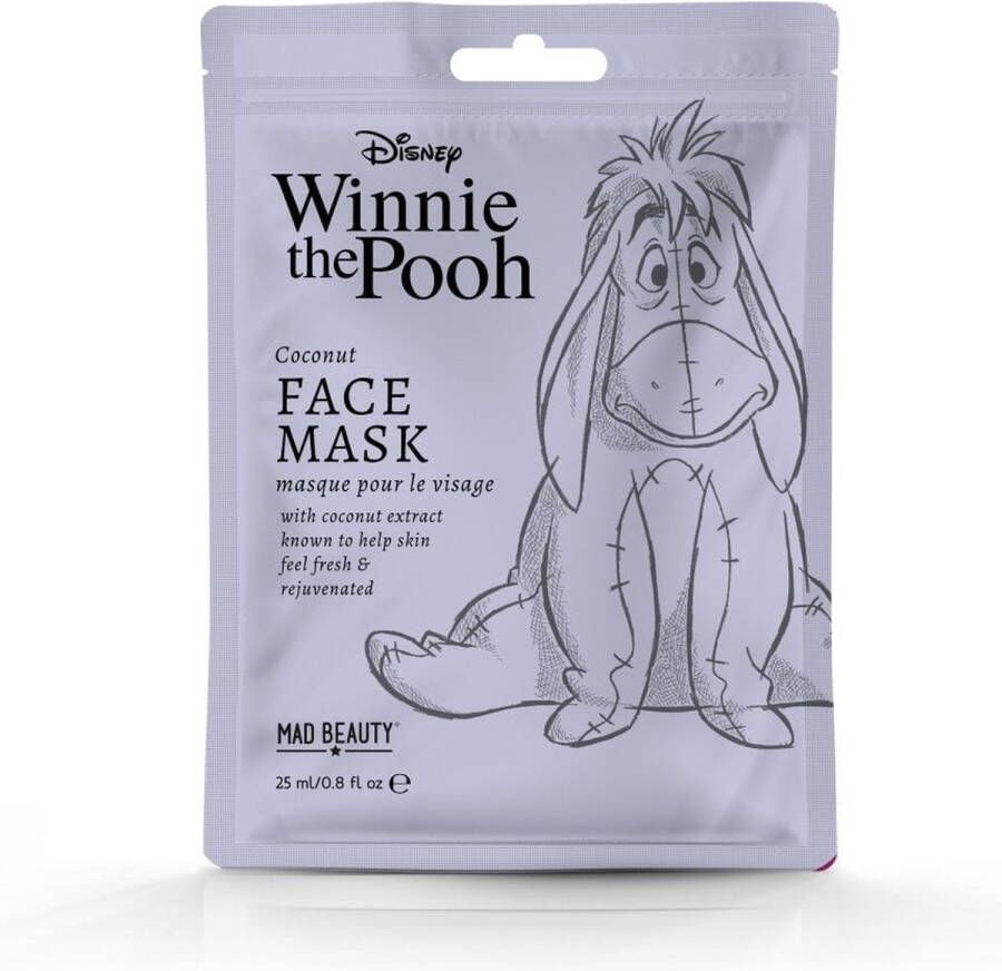 Mad Beauty x Disney Winnie The Pooh Iejoor Face Mask Gezichtsmasker