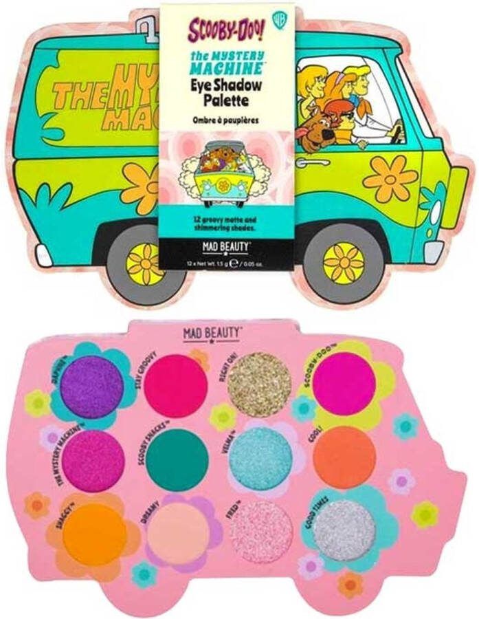 Mad Beauty x Scooby Doo Eyeshadow Palette Oogschaduw