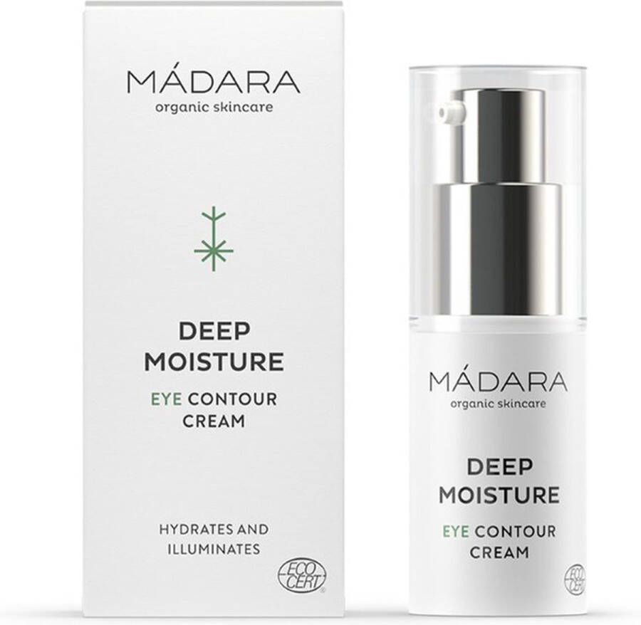 MÁDARA Deep Moisture Eye Cream 50ml vermindert donkere kringen