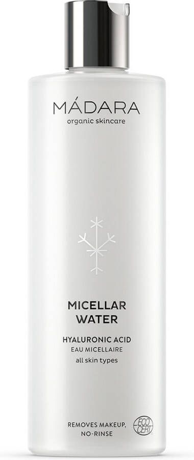 MÁDARA Micellar Water 400 ml hyaluronzuur vegan