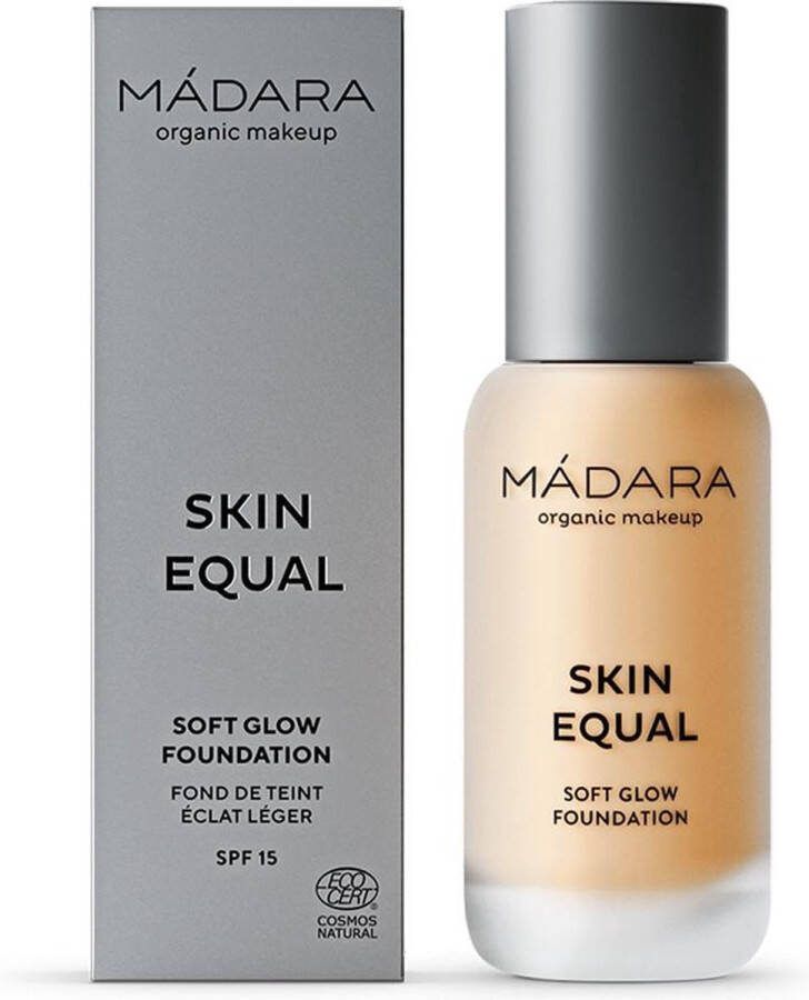 MÁDARA Skin Equal Foundation #40 Sand 30 ml vegan SPF 15