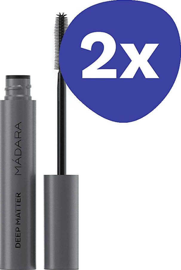 Madara Skincare Madara Deep Matter Bold Volume Mascara (2x 6ml)