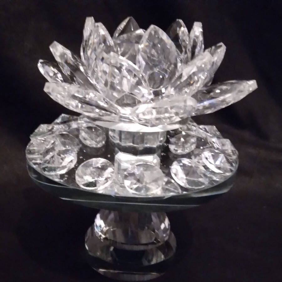 MadDeco kristal lotus draaiplateau