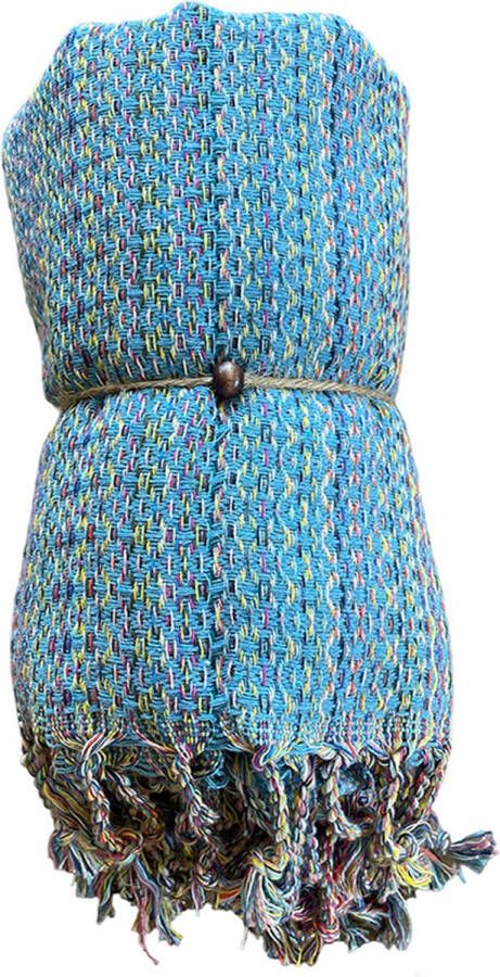 Madeathand Pearla Turquoise LUX HAMAMDOEK STRANDLAK BADDOEK STRANDLAK SAUNADOEK HANDDOEK KATOEN 100CM X 180CM