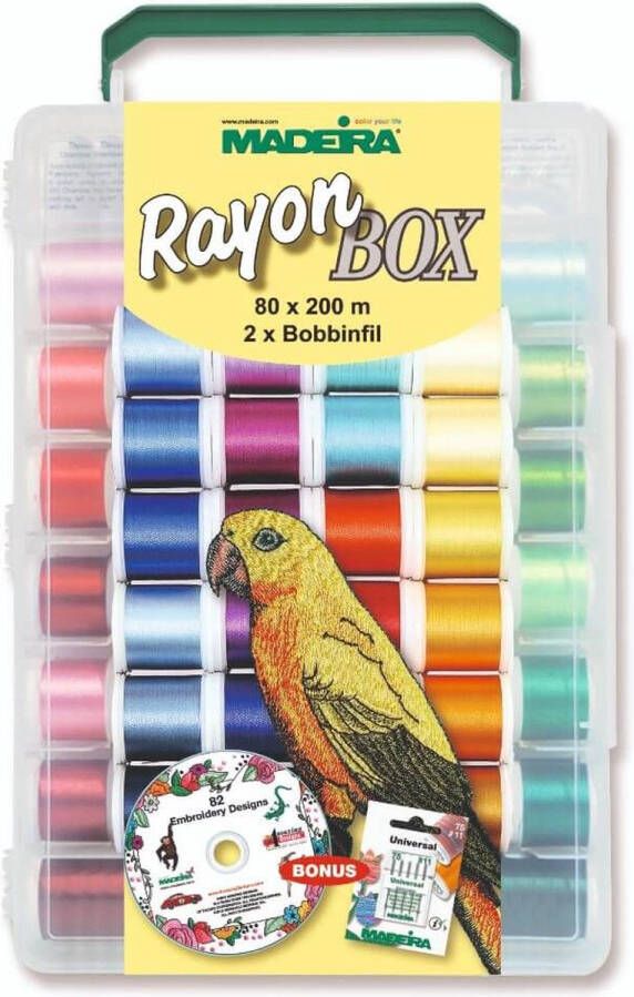 Madeira Borduurgaren box 80 kleuren