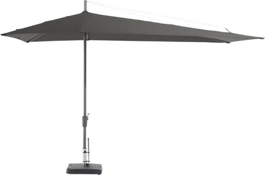 Coppens Madison Assymetric sideway parasol 360 x 220 cm polyester Grey - Foto 3