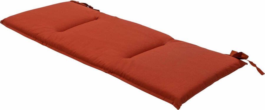Madison Bankkussen Eco Mecca Terra 150x48cm Terracotta Tuinbankussen Buitenbank Tuinkussen Bruin Weerbestendig