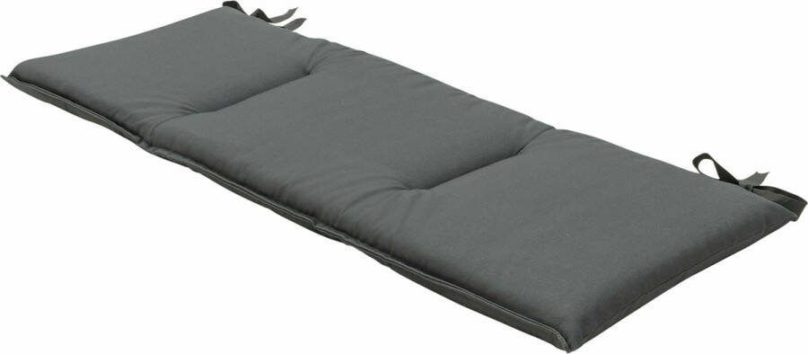 Madison Bankkussen Eco Pearl Grey 120x48cm Grijs Tuinbankussen Buitenbank Tuinkussen Weerbestendig