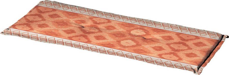 Madison Bankkussen Ikatin Terra 180x48cm Terracotta Tuinbankussen Buitenbank Tuinkussen