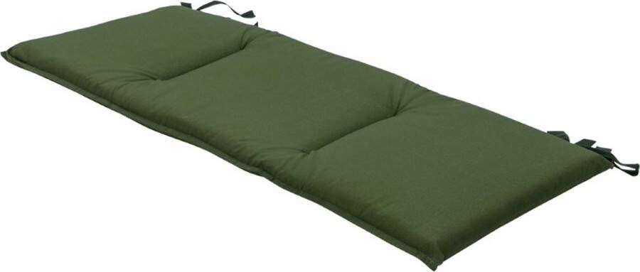 Madison Bankkussen Olive Green 120x48cm Grijs Tuinbankussen Buitenbank Tuinkussen Groen Weerbestending