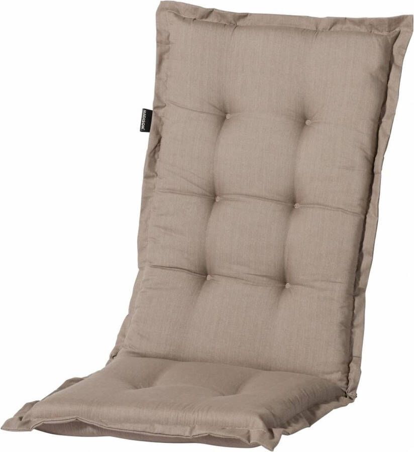 Madison Tuinstoelkussen Basic 123 X 50 X 7 Cm Polykatoen Taupe