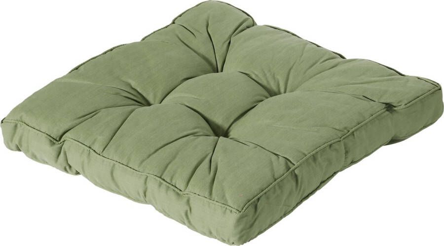 Madison Florance Loungekussen Basic Green ca. 60x60cm