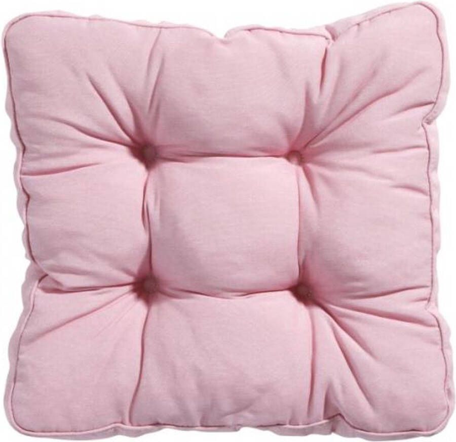 Madison Florance Zitkussen Panama Soft Pink 47x47 Roze