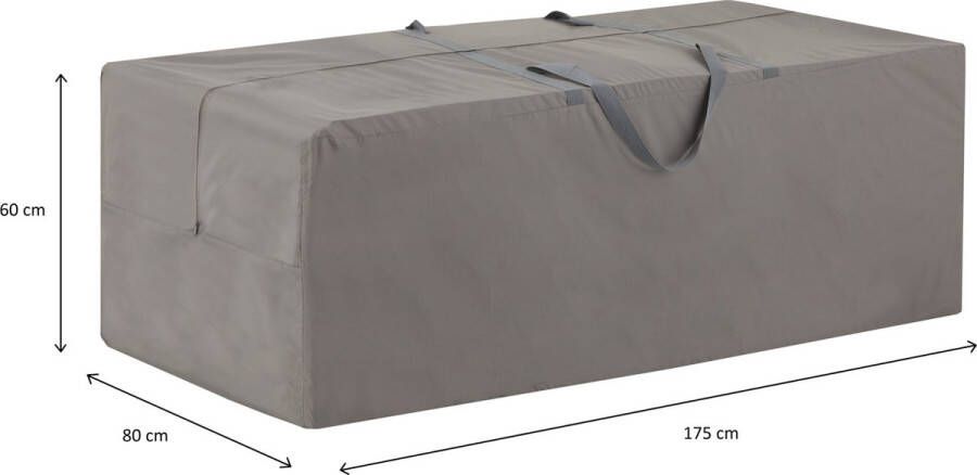 Madison Hoes voor tuinkussens 175x80x60 cm grijs