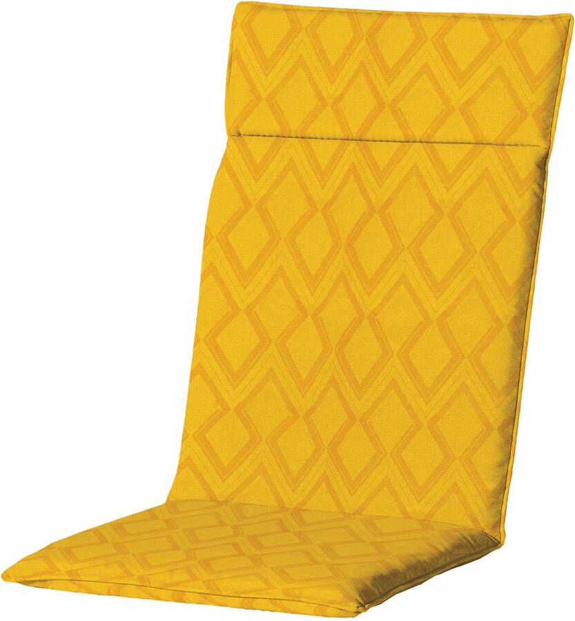 Madison Hoge rug Graphic yellow 120x50 Geel
