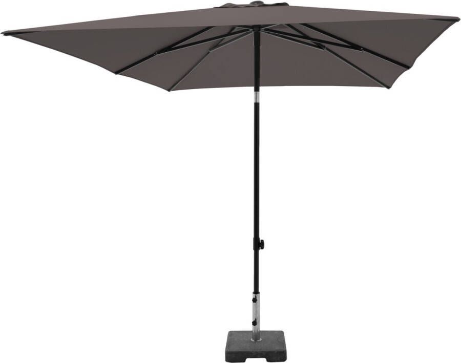 Madison Home Vierkante parasol Madison Moraira 280 x 280 cm Taupe | Handig push up systeem en kantelbare vierkante parasol