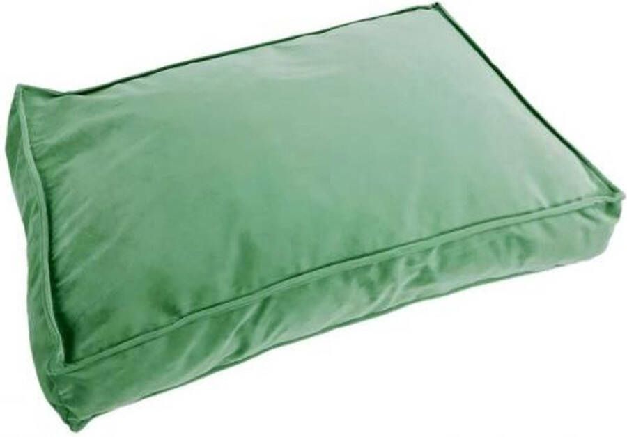 Madison Hondenkussen Velvet 120x90x15 cm groen