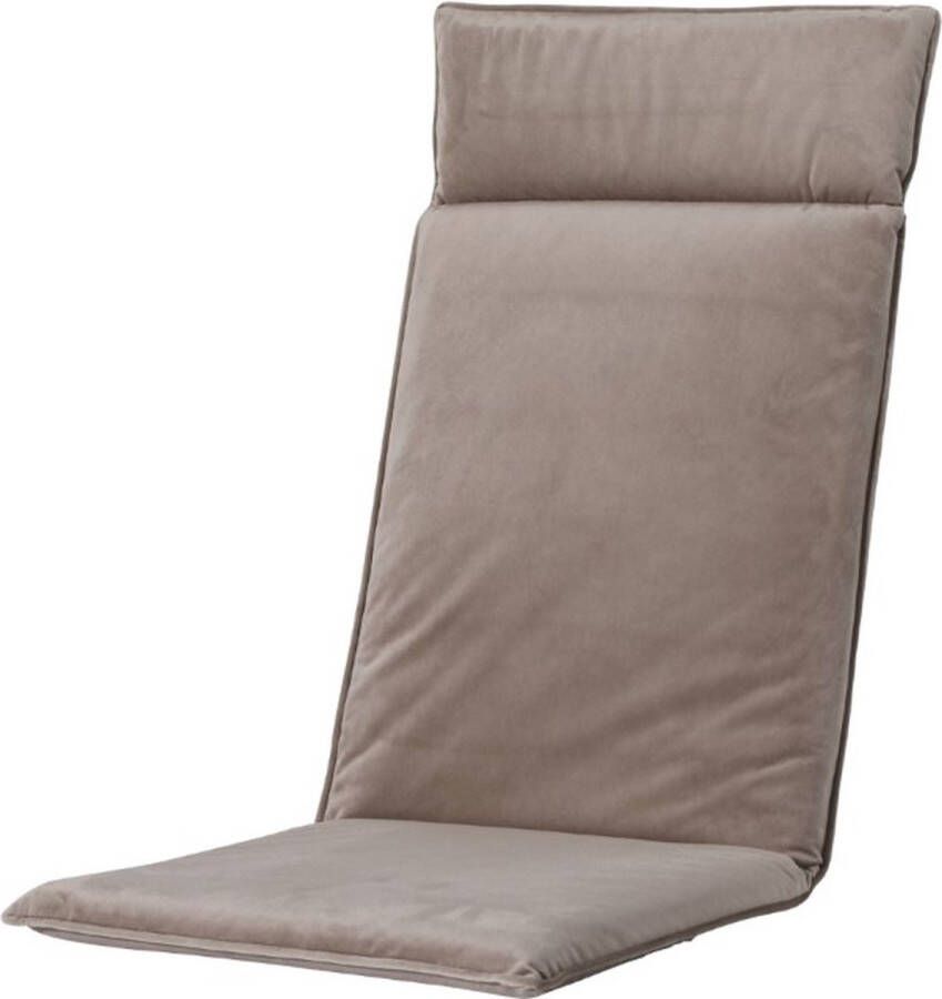 Madison Kussen lage rug outdoor Velvet taupe panama taupe 105x50 Bruin