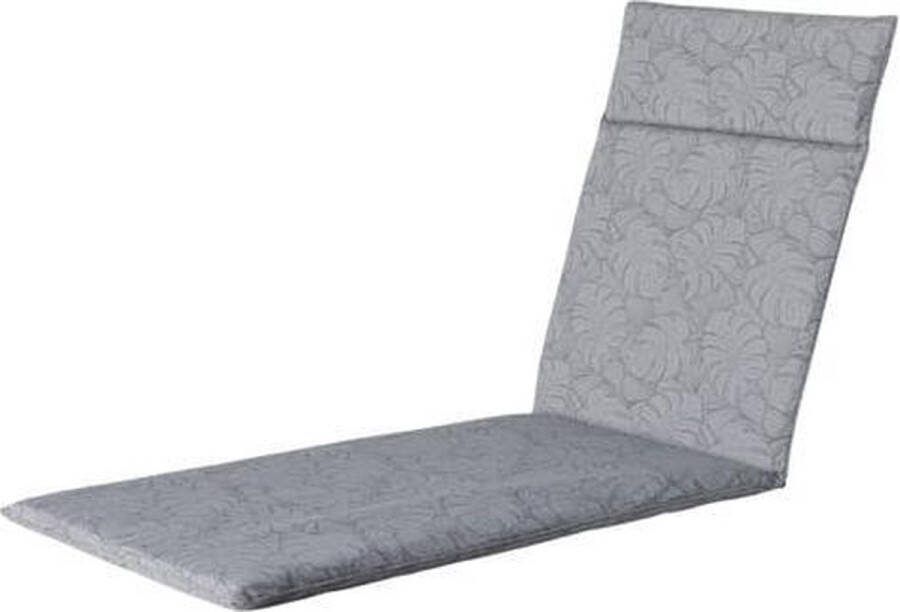 Madison Ligbed Outdoor Palm Grey 190x60 Grijs