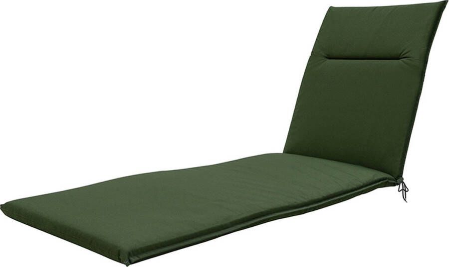 Madison Ligbedkussen 200x60 Groen Olivine Recycled