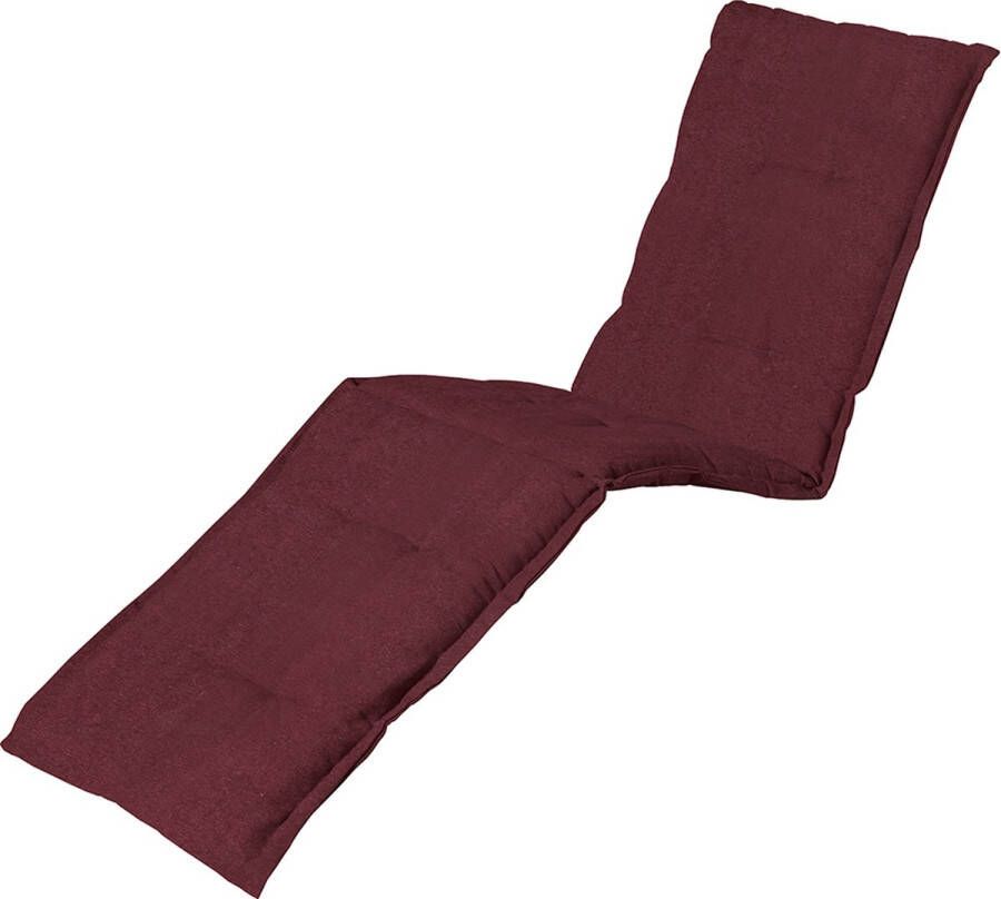 Madison Ligbedkussen Panama Bordeaux 200x60 Rood