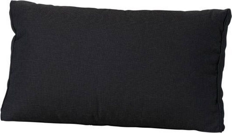 Madison loungekussen rug Basic 60x40 cm zwart
