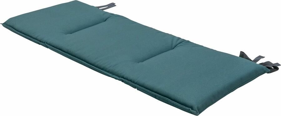Madison Bankkussen Eco Aegean Blue 150x48cm Tuinbankussen Buitenbank Tuinkussen Blauw Weerbestendig