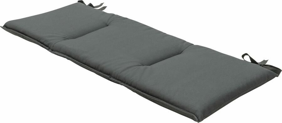 Madison Bankkussen Eco Pearl Grey 150x48cm Grijs Tuinbankussen Buitenbank Tuinkussen Weerbestendig