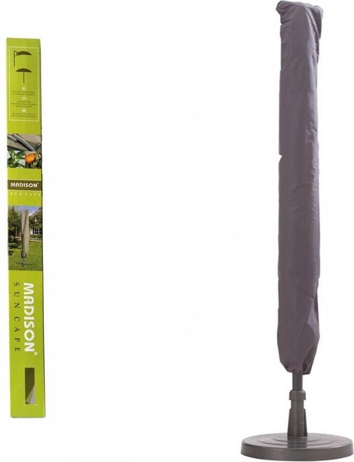Madison -Hoes-voor-hangende staande-parasol-grijs-COVHP025