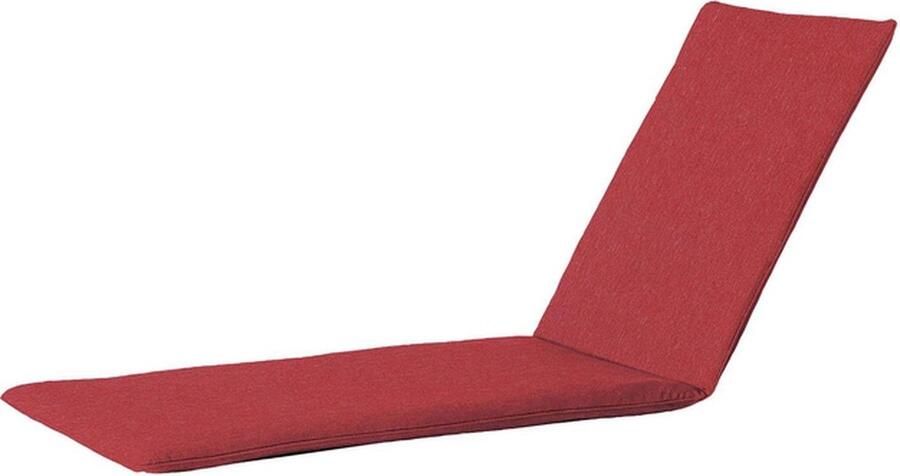 Madison Tuinkussen Ligbedkussen 190x60cm Panama Brick Red Rood