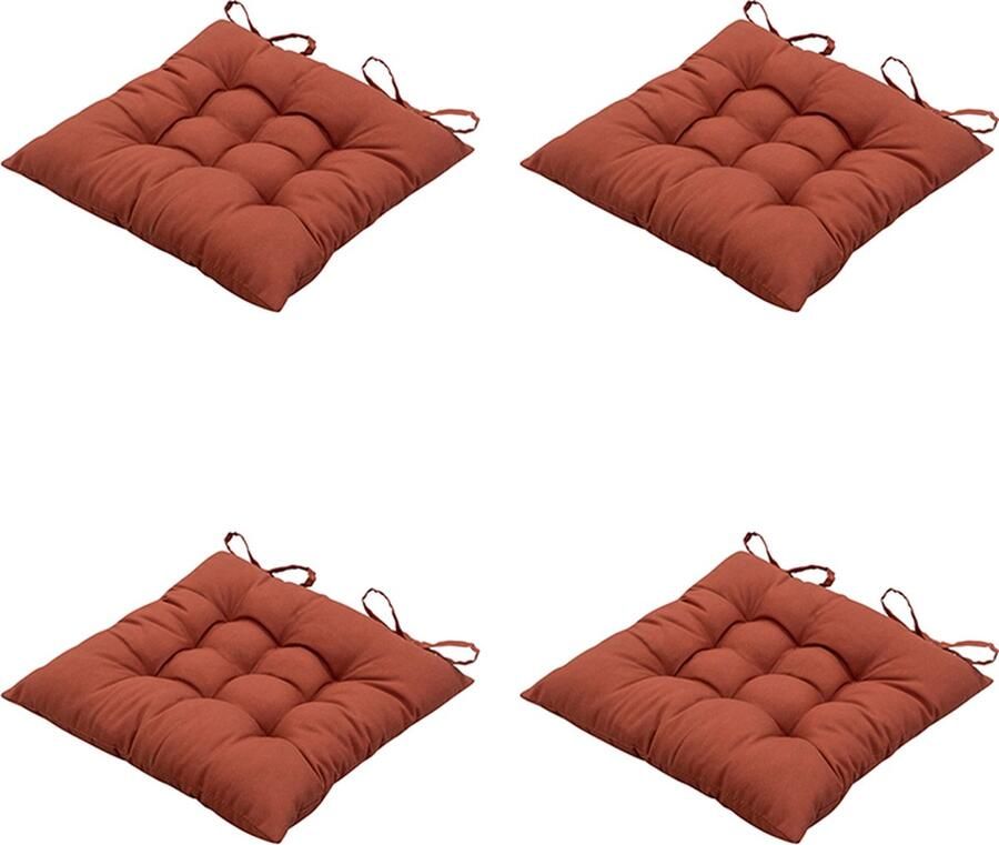 Madison Zitkussen Panama Terra 46x46 Bruin 4 Stuks