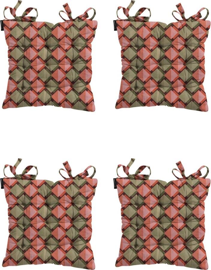 Madison Zitkussen Universeel 4 stuks 46 x 46 cm Siem Terra Tuin Toscane