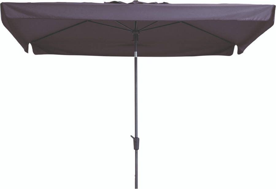 Madison stokparasol Delos luxe Safier Blue 200x300 cm.