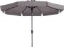 Madison Parasol Flores Luxe rond 300 cm taupe - Thumbnail 1