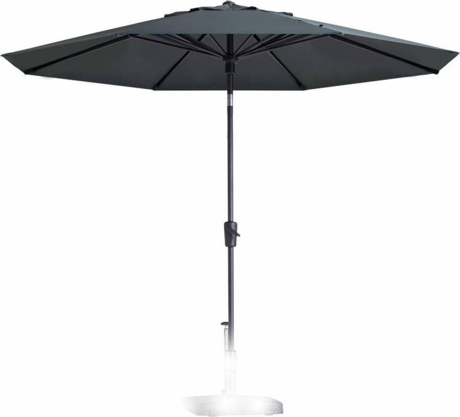 Madison Parasol Paros II Luxe Ø300 cm Grey Rond