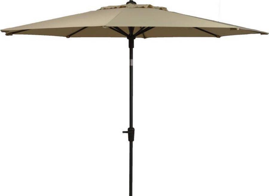 Madison Parasol Paros II Round Ecru 300cm Beige