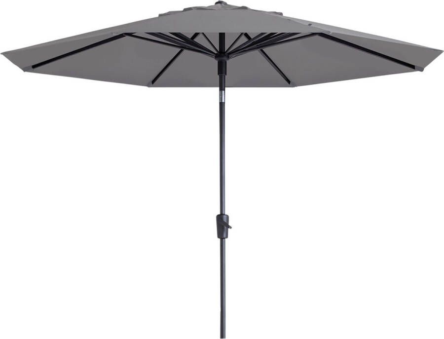 Madison Parasol Paros II Round Light Grey 300cm Grijs