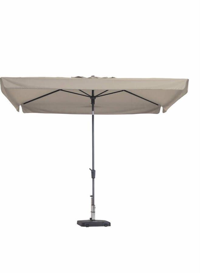 Madison Parasol Rechthoek 200 x 300 Ecru | Kantelbare en rechthoekige parasol Delos