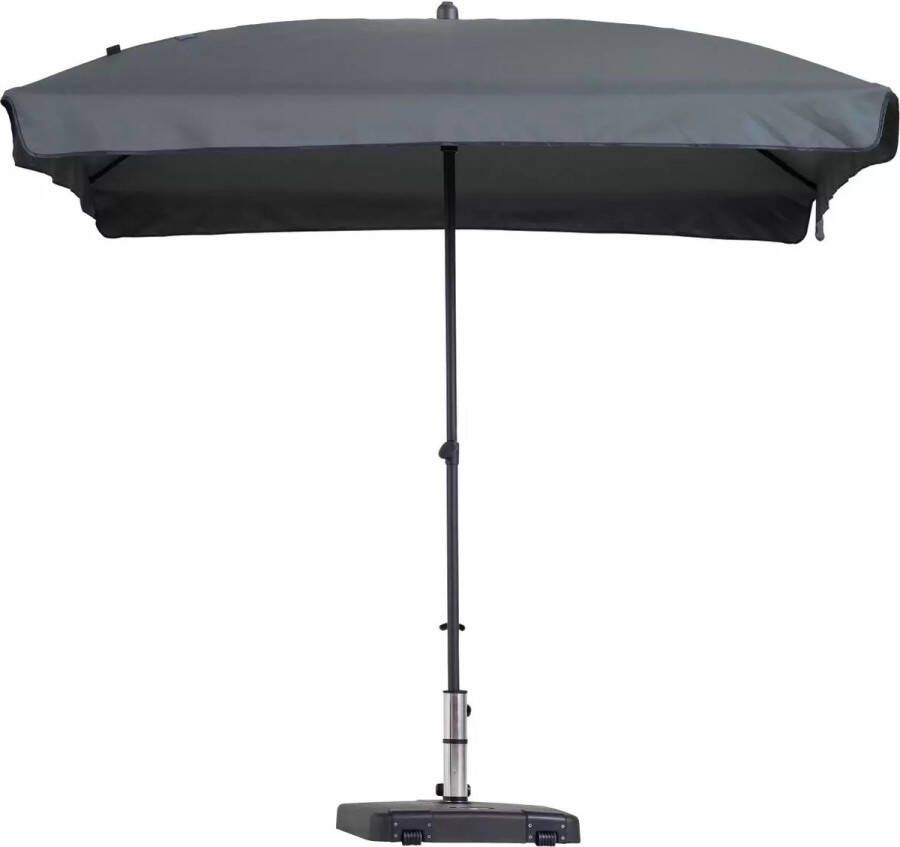 Madison Parasol Rechthoek Grijs 210 x 140 cm Patmos