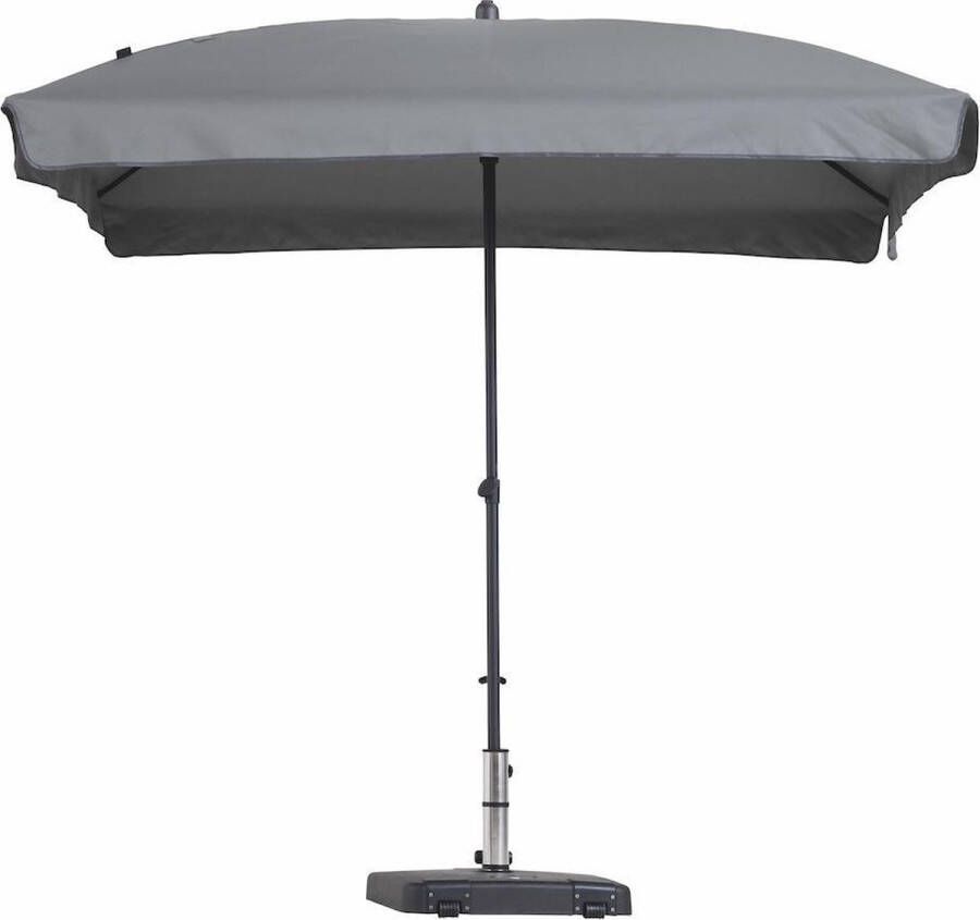 Madison Parasol Rechthoek Lichtgrijs 210 x 140 cm