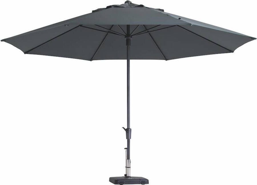Madison Parasol rond grijs 400 cm Lissabon Timor | Topkwaliteit parasol