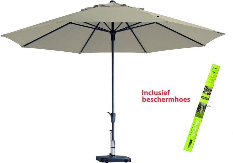 Madison Parasol Rond Tilos Ecru incl Beschermhoes