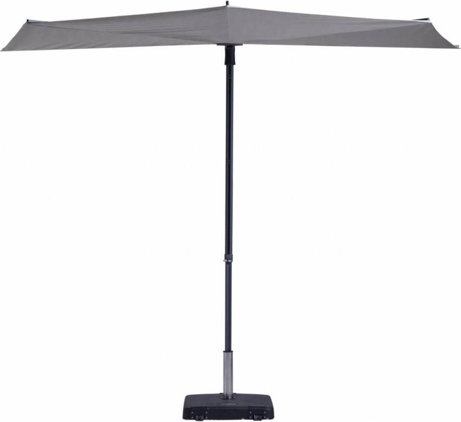 Madison Balkonparasol Sun Wave 300x150 cm lichtgrijs