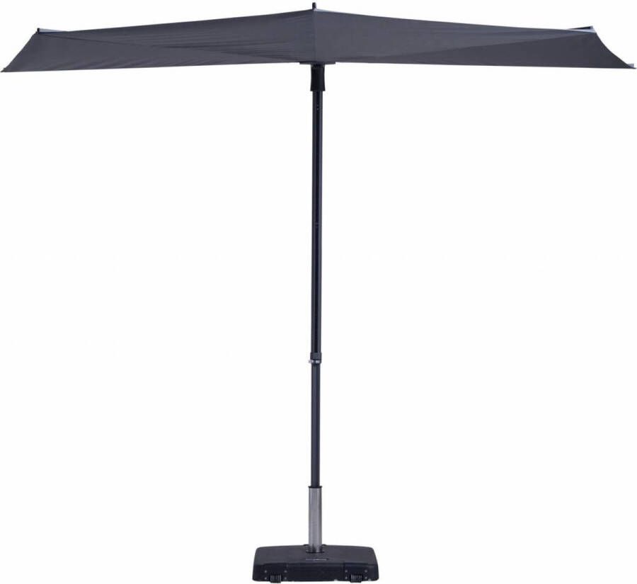 Madison Balkon Parasol Sun Wave 270x150 cm Grijs Rechthoek