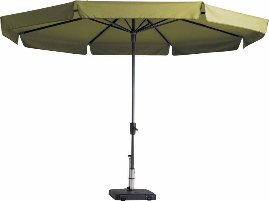 Madison Parasol Syros Luxe rond 350 cm saliegroen