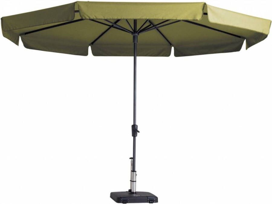 Madison Parasol Syros Luxe rond 350 cm saliegroen
