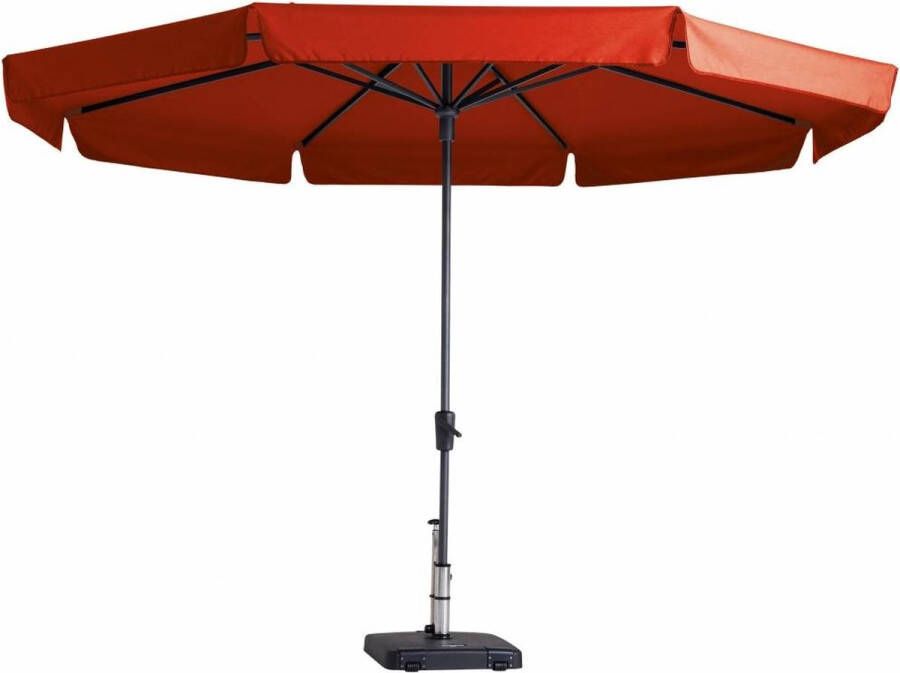 Madison Ronde parasol Syros dia. 350 cm brick red
