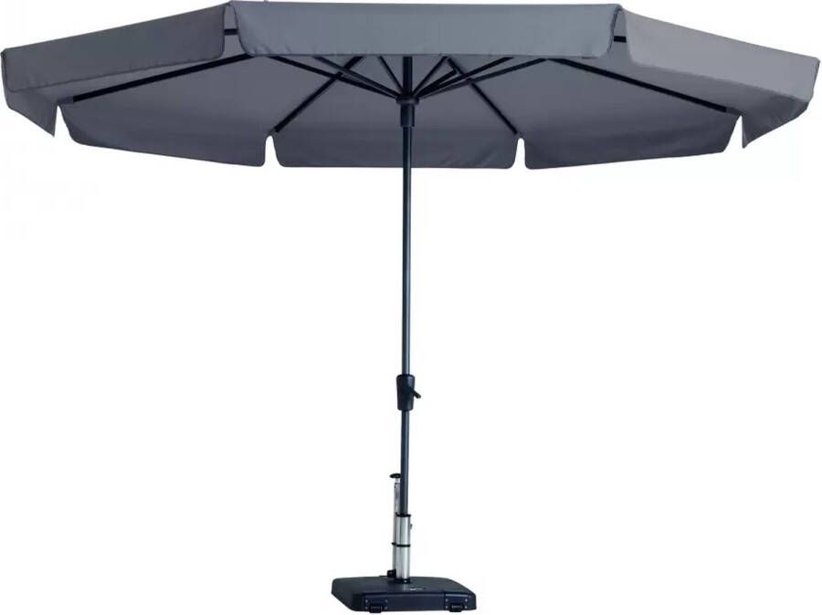 Madison Syros luxe parasol 350 cm rond Taupe