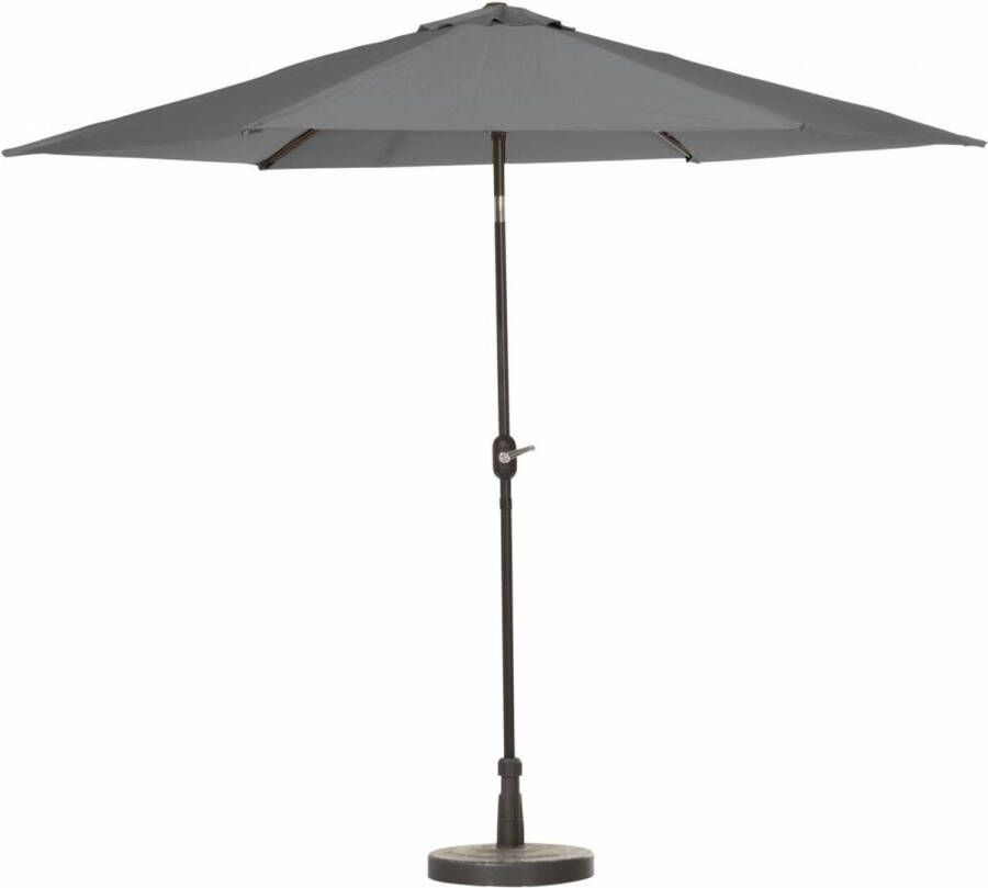 Madison Parasol Tenerife Round Grey 300cm Grijs