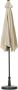 Madison Parasol Tenerife Round Ecru 300cm Beige - Thumbnail 4